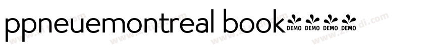 ppneuemontreal book字体转换